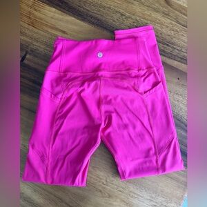 Lululemon Hot Pink 25” Leggings